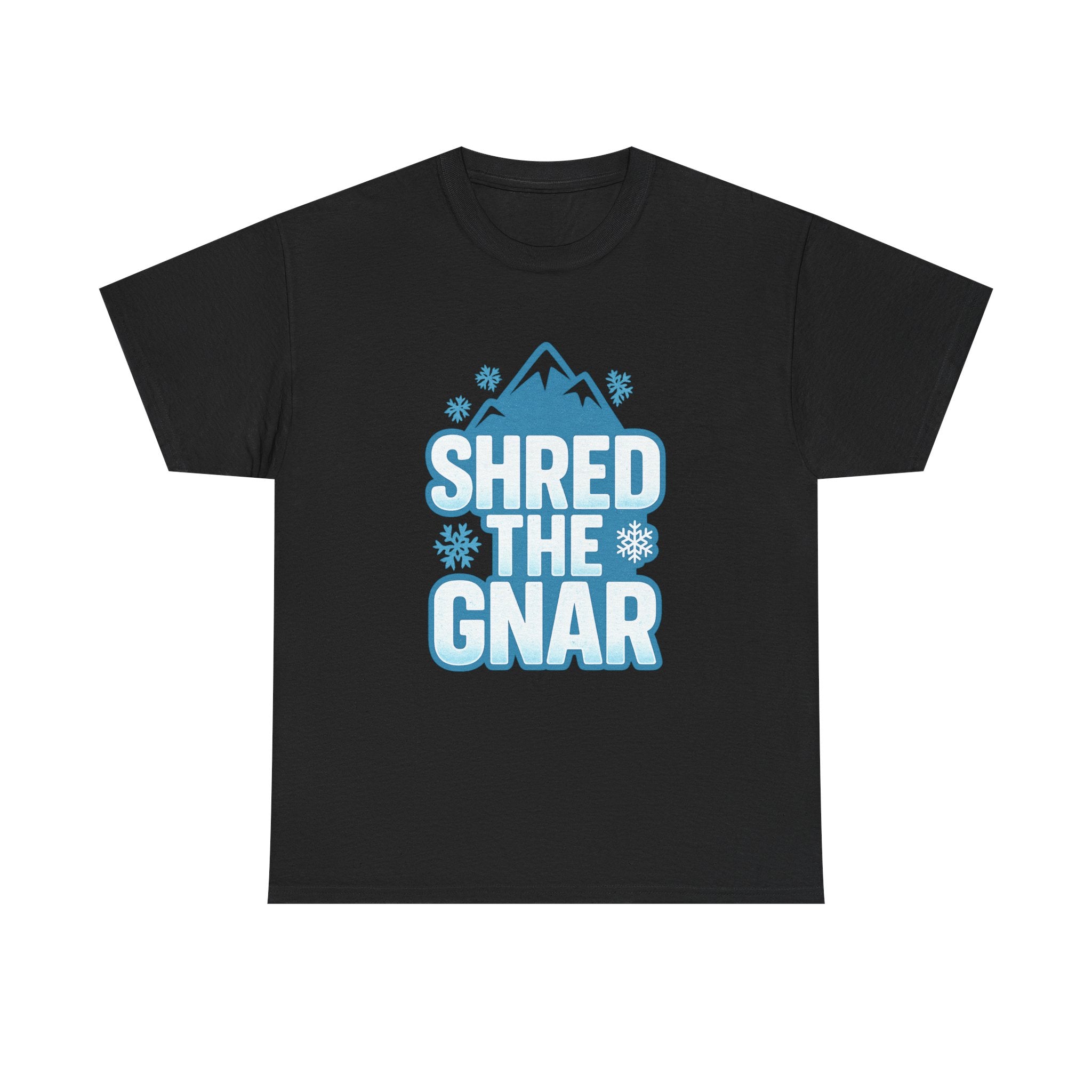 Snowboarder Shred The Gnar T-Shirt | Unique Gift | Graphic Tee