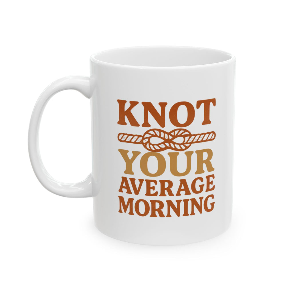 Macrame Artist Knot Your Average Morning Coffee Mug | Unique Gift | Ceramic Mug