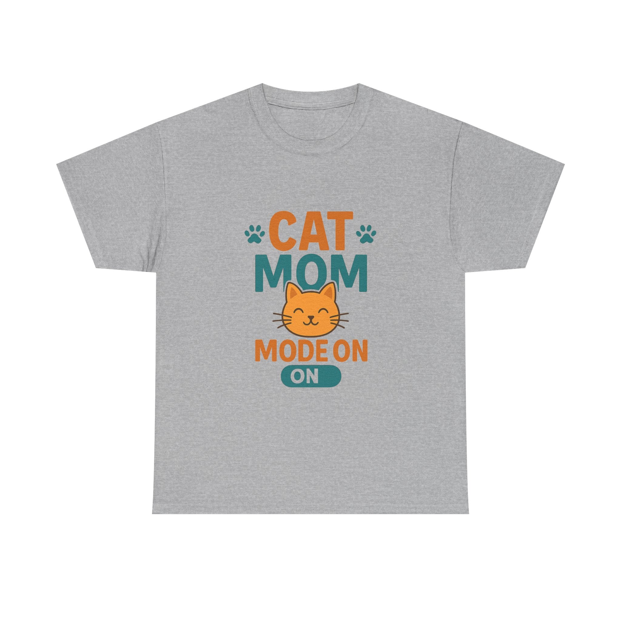 Fueled By Coffee And Cat Cuddles T-Shirt | Cat Mom Gift | Graphic Tee