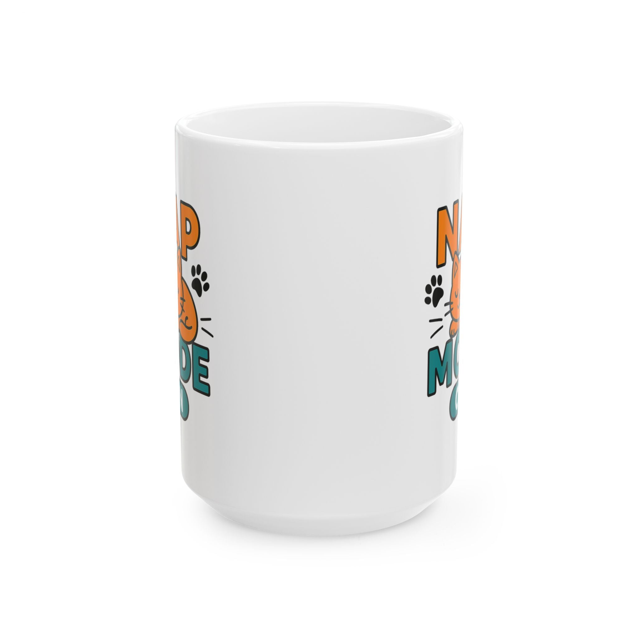 Do Not Disturb Cat Napping In Progress Coffee Mug | Cat Lover Humor | Ceramic Mug