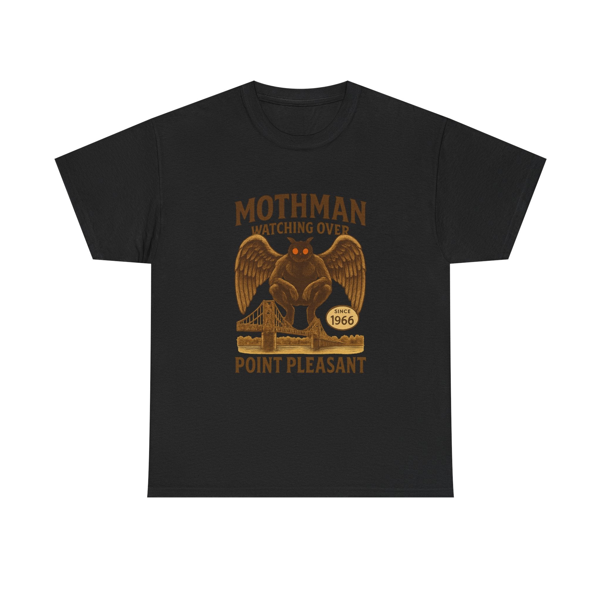 Mothman Watching Over Point Pleasant Since 1966 T-Shirt | Unique Gift | Graphic Tee