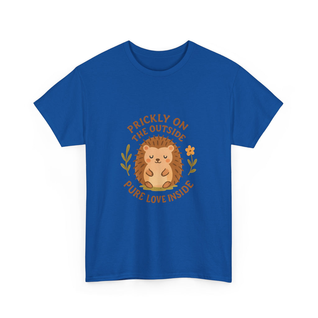Hedgehog Dad Prickly On The Outside Pure Love Inside T-Shirt