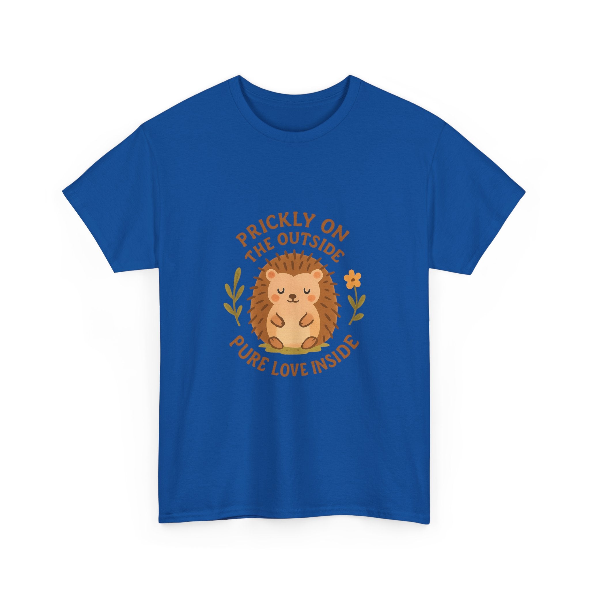 Hedgehog Dad Prickly On The Outside Pure Love Inside T-Shirt