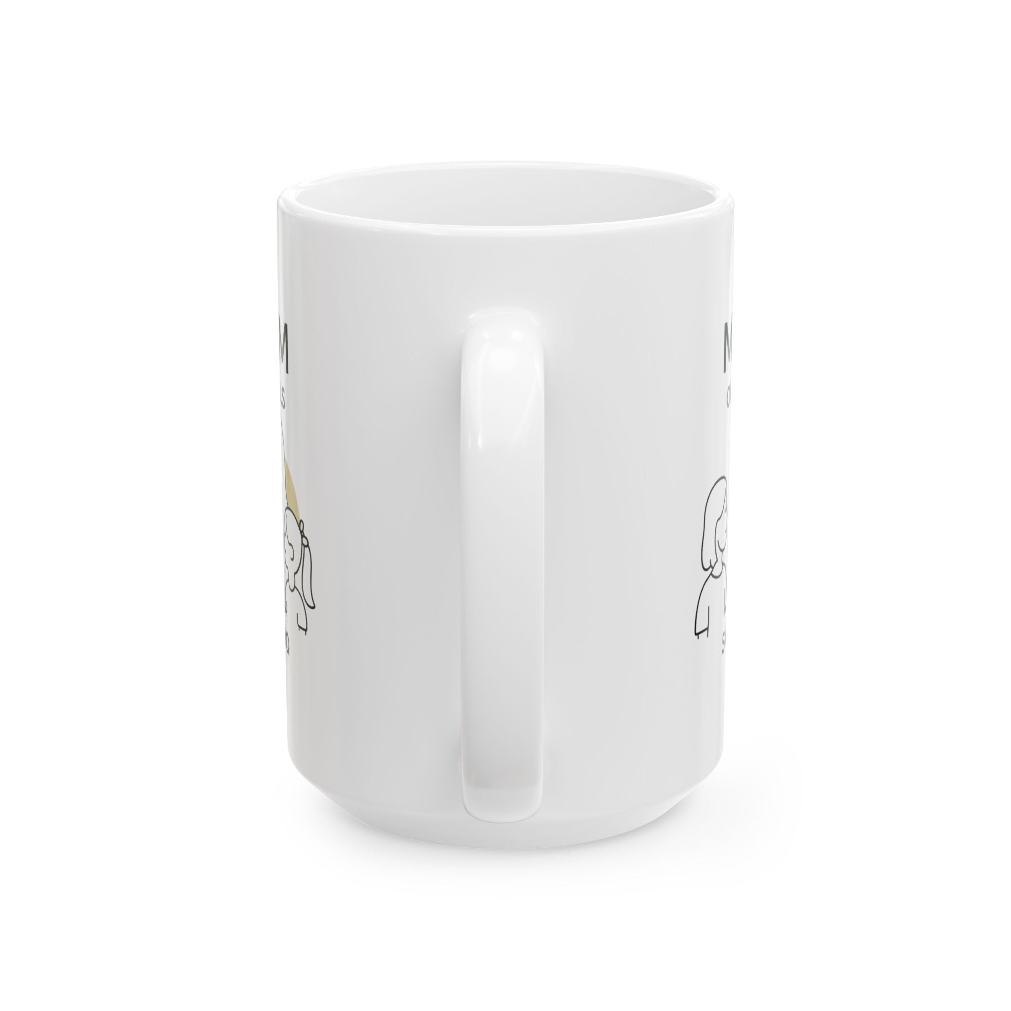 Mom Of Girls Glitter In My Coffee Coffee Mug | Girl Mom Humor | Ceramic Mug