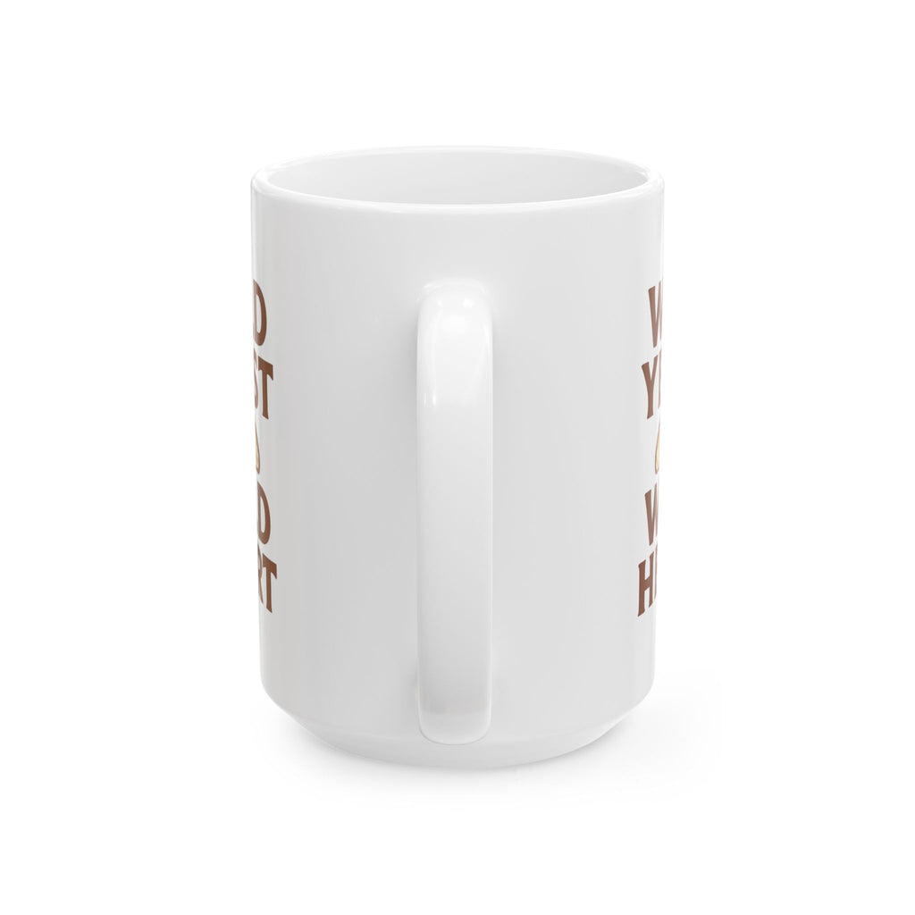 Sourdough Baker Wild Yeast Wild Heart Coffee Mug | Baker Gift | Ceramic Mug