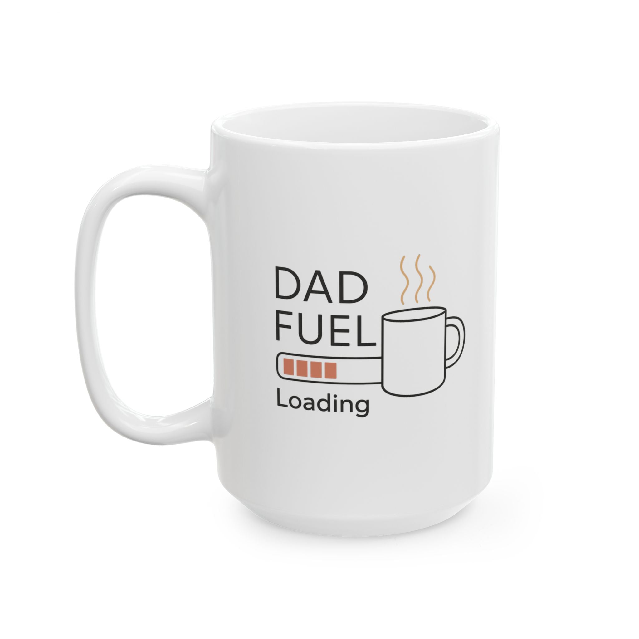 Dad Fuel Activated Status Go Coffee Mug | Funny Dad Coffee Gift | Ceramic Mug