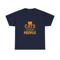 I Like Cats More Than People T-Shirt | Funny Cat Lover Gift | Graphic Tee
