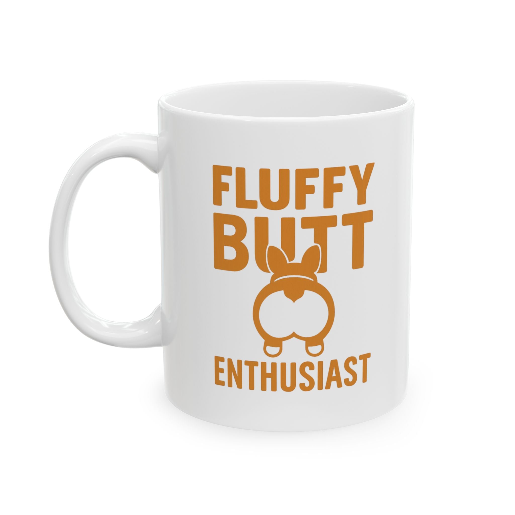 Corgi Mom Fluffy Butt Enthusiast Coffee Mug | Gift for Mom | Ceramic Mug