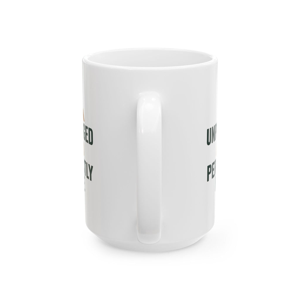 Camper Unplugged And Perfectly Fine With It Coffee Mug | Unique Gift | Ceramic Mug