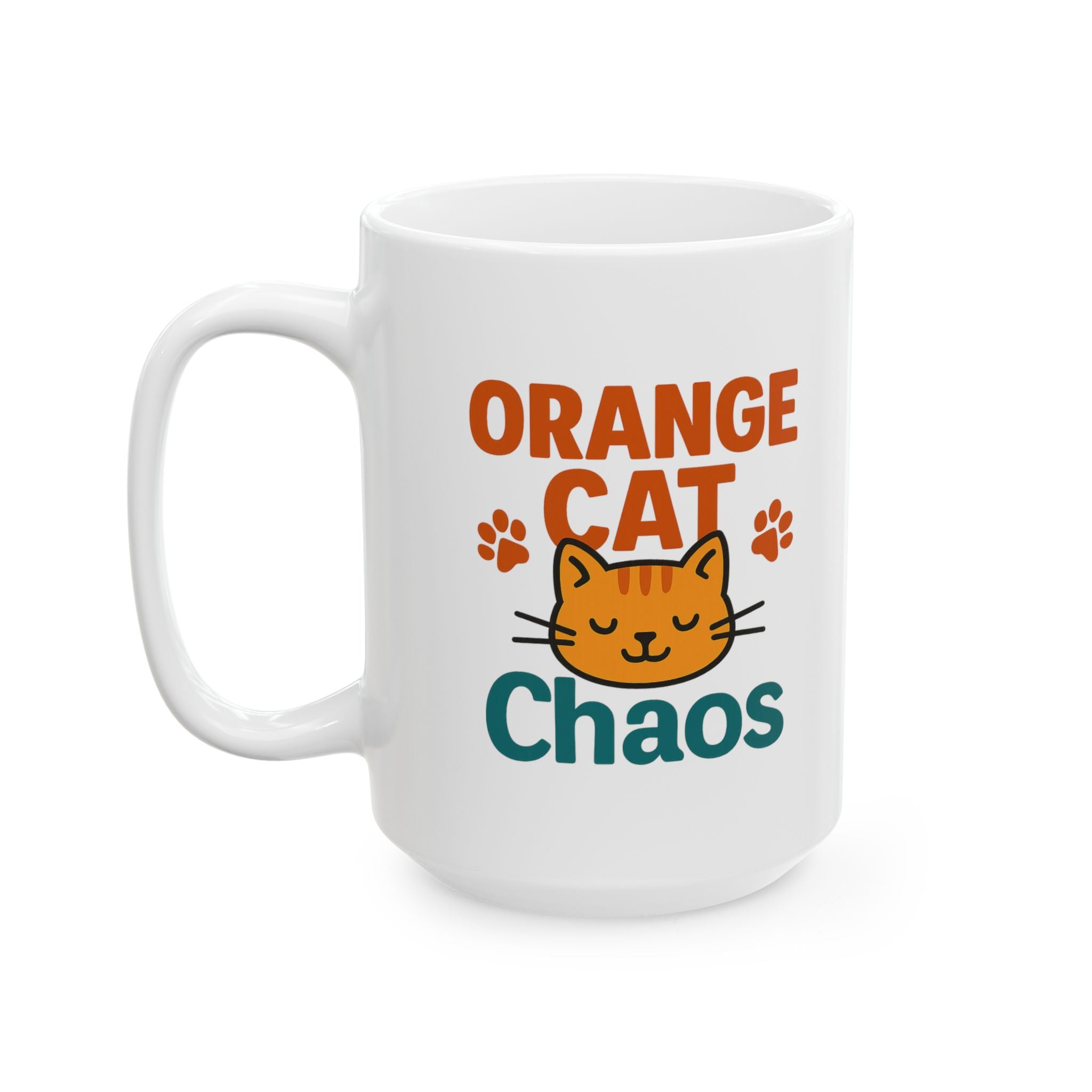 Owned By An Orange Cat Coffee Mug | Cat Lover Gift | Ceramic Mug