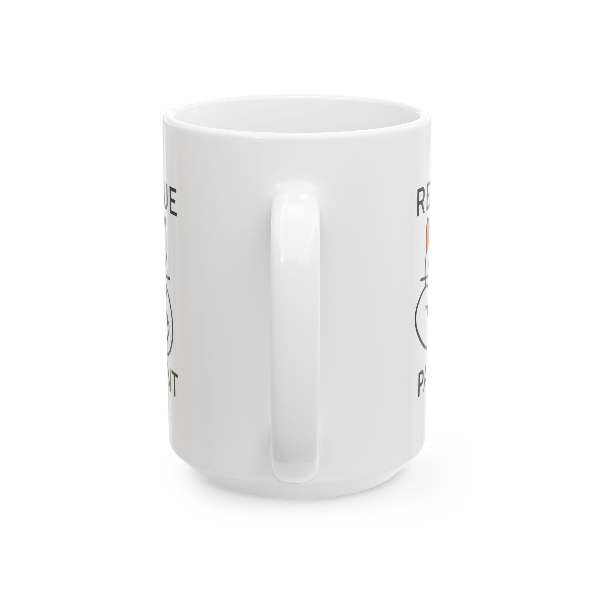 Rescue Cat Mom Proud Of It Coffee Mug | Rescue Pet Gift | Ceramic Mug
