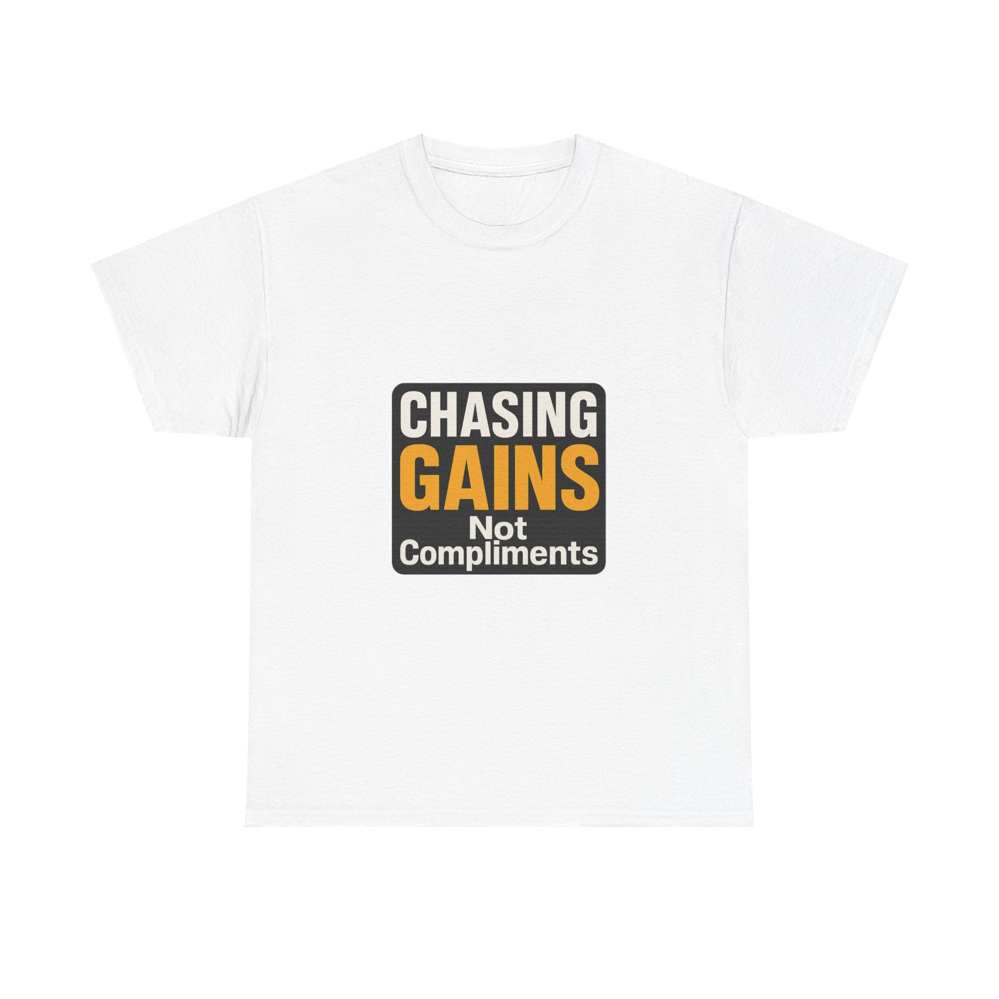 For The Gains Obviously T-Shirt | Funny Gym Motivation | Graphic Tee