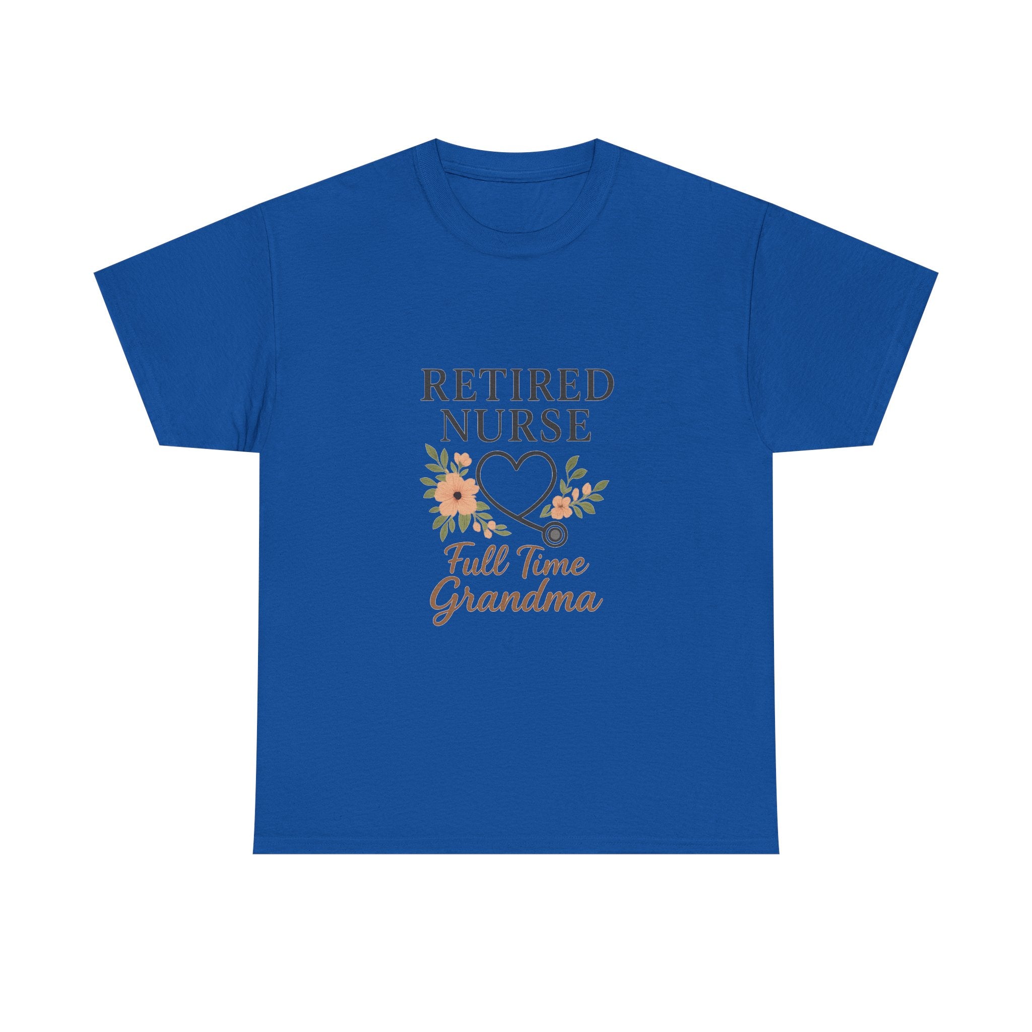 Retired Nurse Full Time Grandma T-Shirt | Gift for Grandma | Graphic Tee