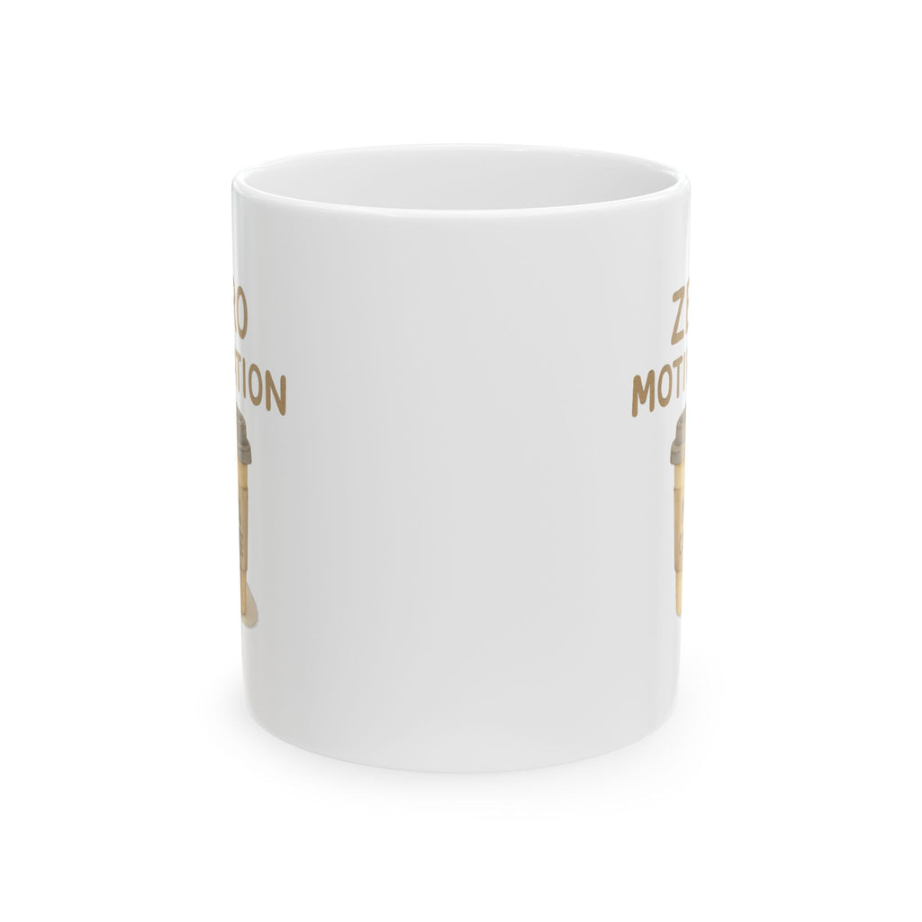 Motivation Level Zero Coffee Level Max Coffee Mug | Funny Gift | Ceramic Mug