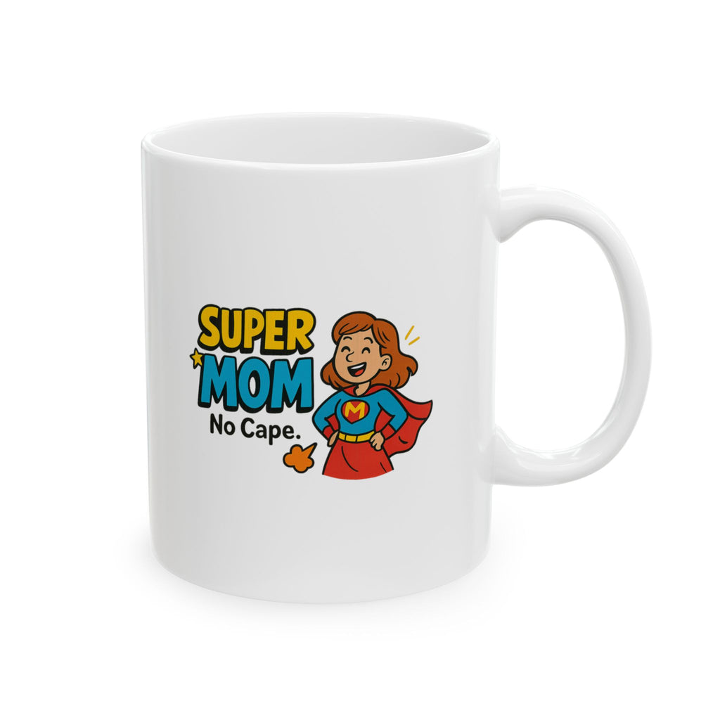 Supermom Tired But Unstoppable Coffee Mug | Funny Mom Gift | Ceramic Mug