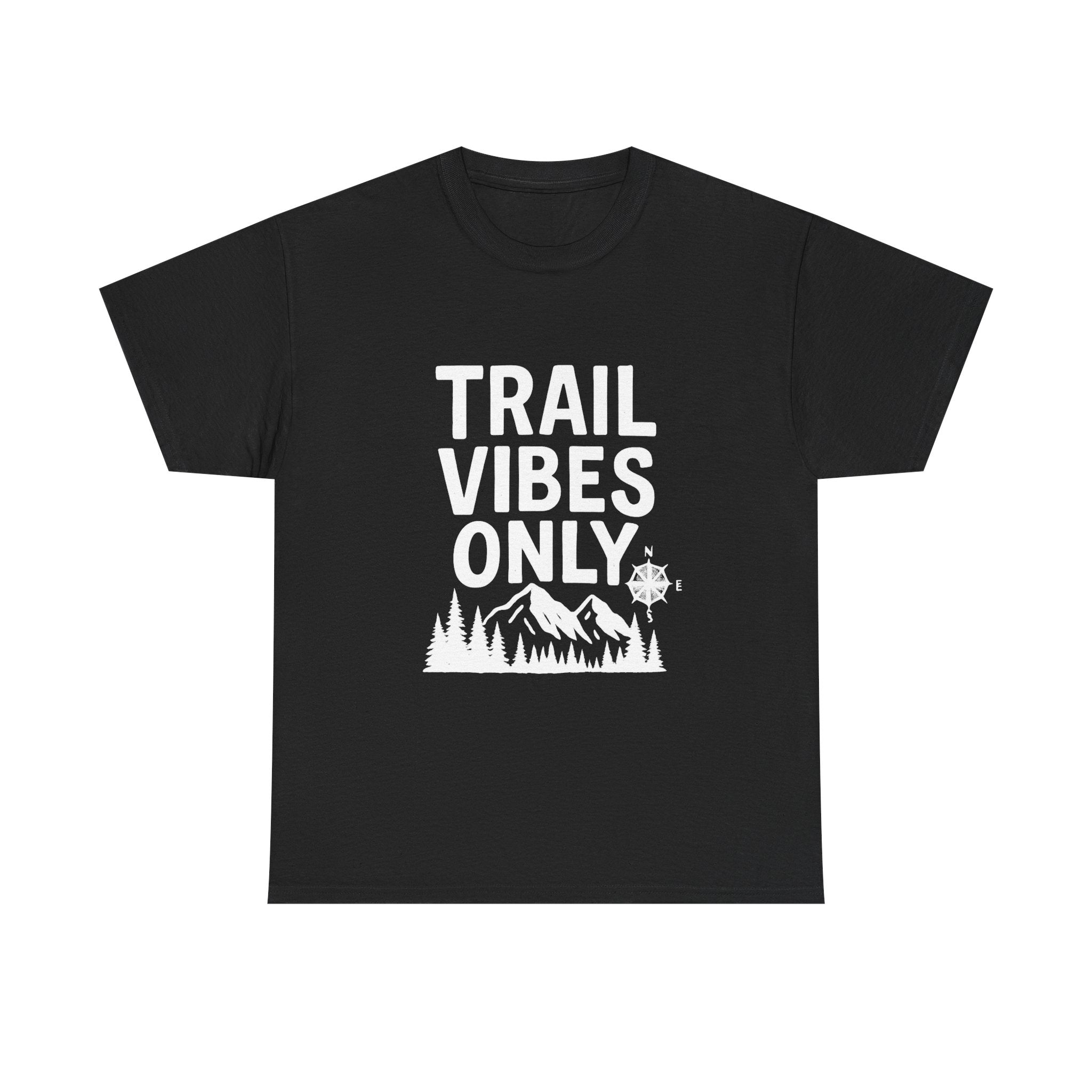 Trail Vibes Only Outdoors T-Shirt | Unique Gift | Graphic Tee