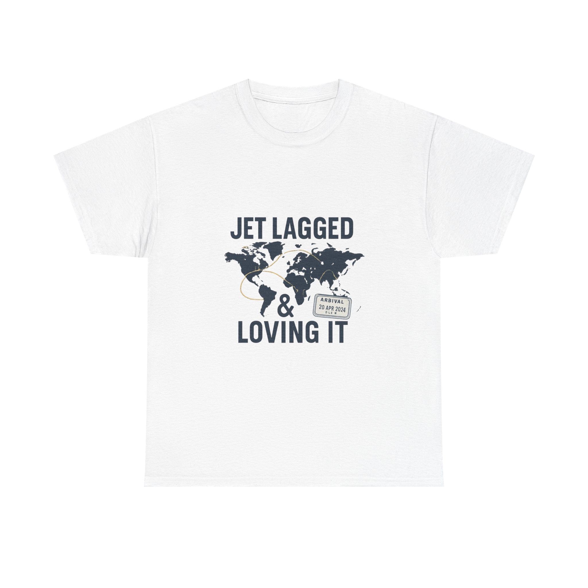 Travel Addict Jet Lagged And Loving It T-Shirt | Unique Gift | Graphic Tee