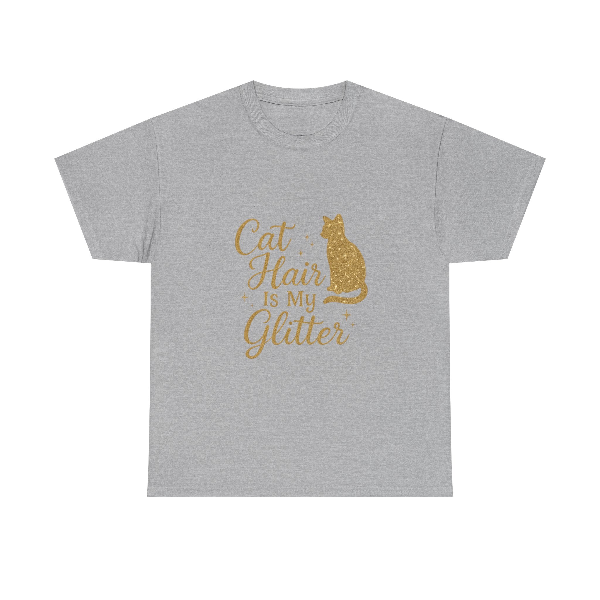 Cat Hair Is My Glitter Cat Mom T-Shirt | Cat Lover Gift | Graphic Tee