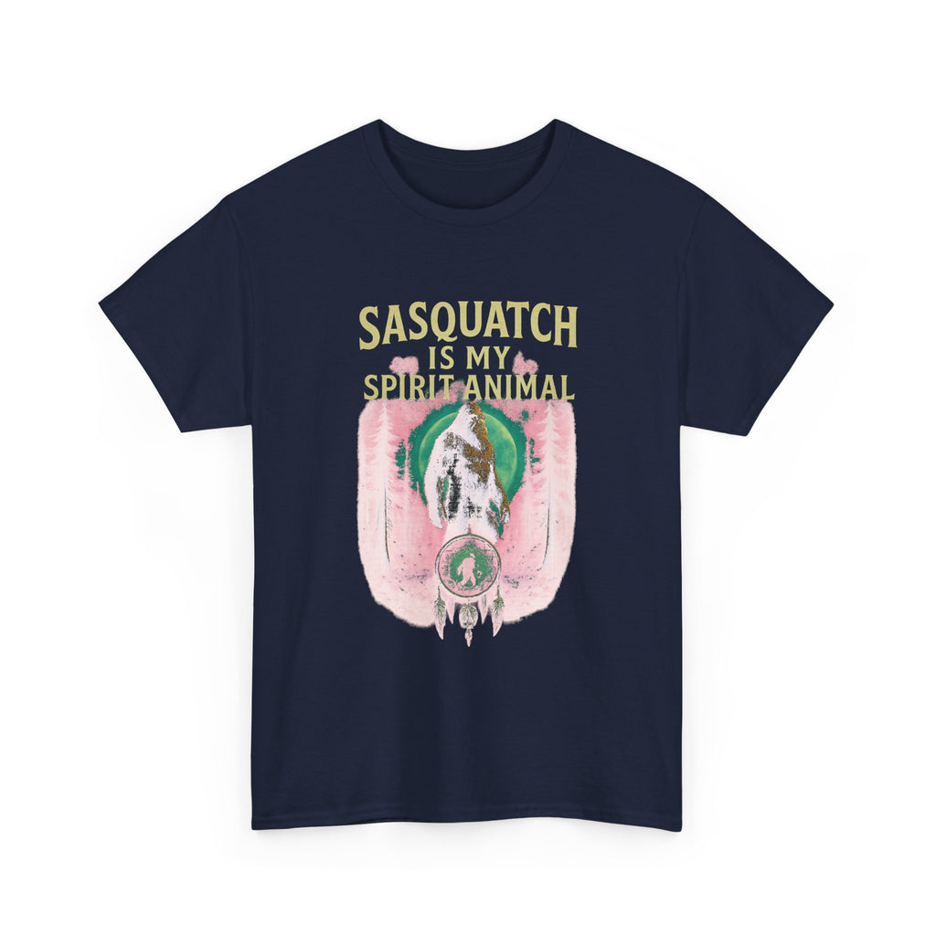 Sasquatch Is My Spirit Animal T-Shirt | Unique Gift | Graphic Tee