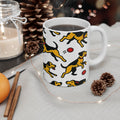 Bold Dogs Playing Fetch Full Wrap Coffee Mug | Dogs Gift | Ceramic Mug