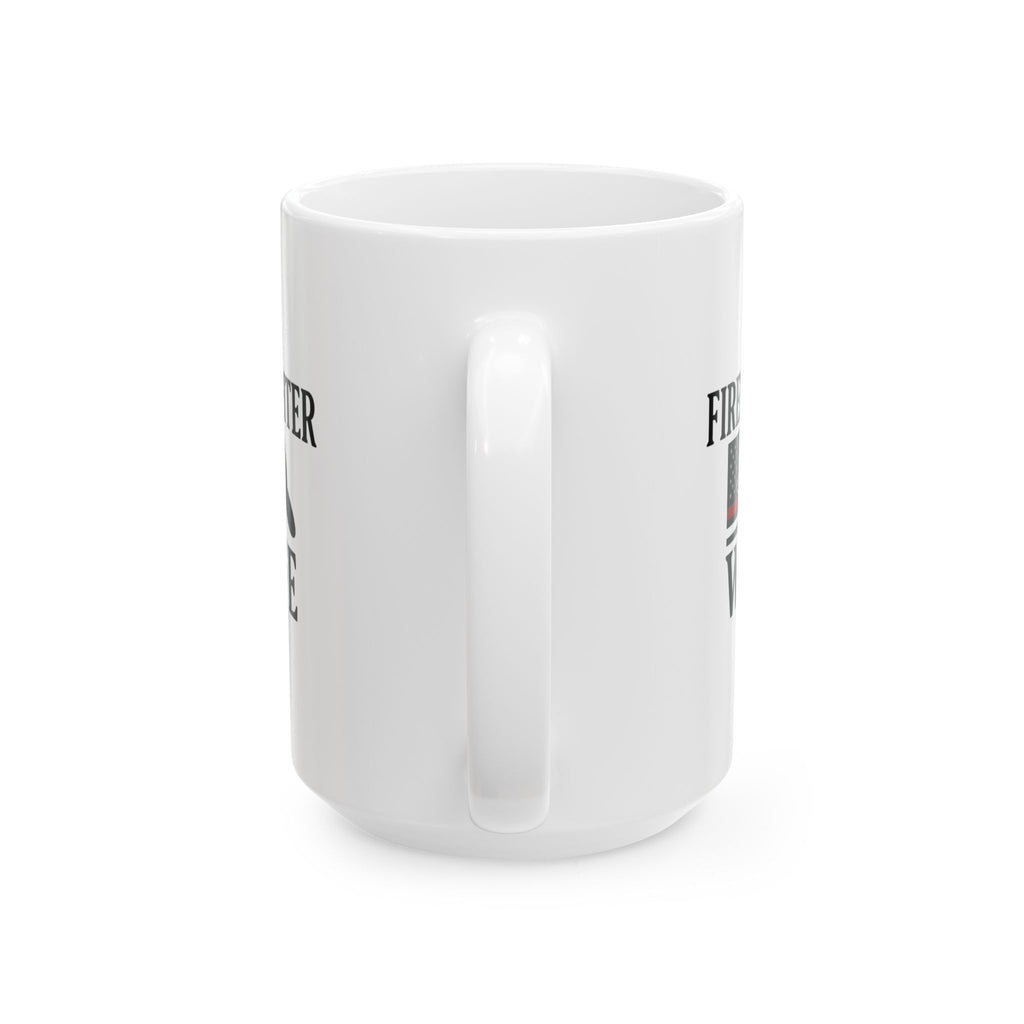 Firefighter Wife Thin Red Line Coffee Mug | Unique Gift | Ceramic Mug