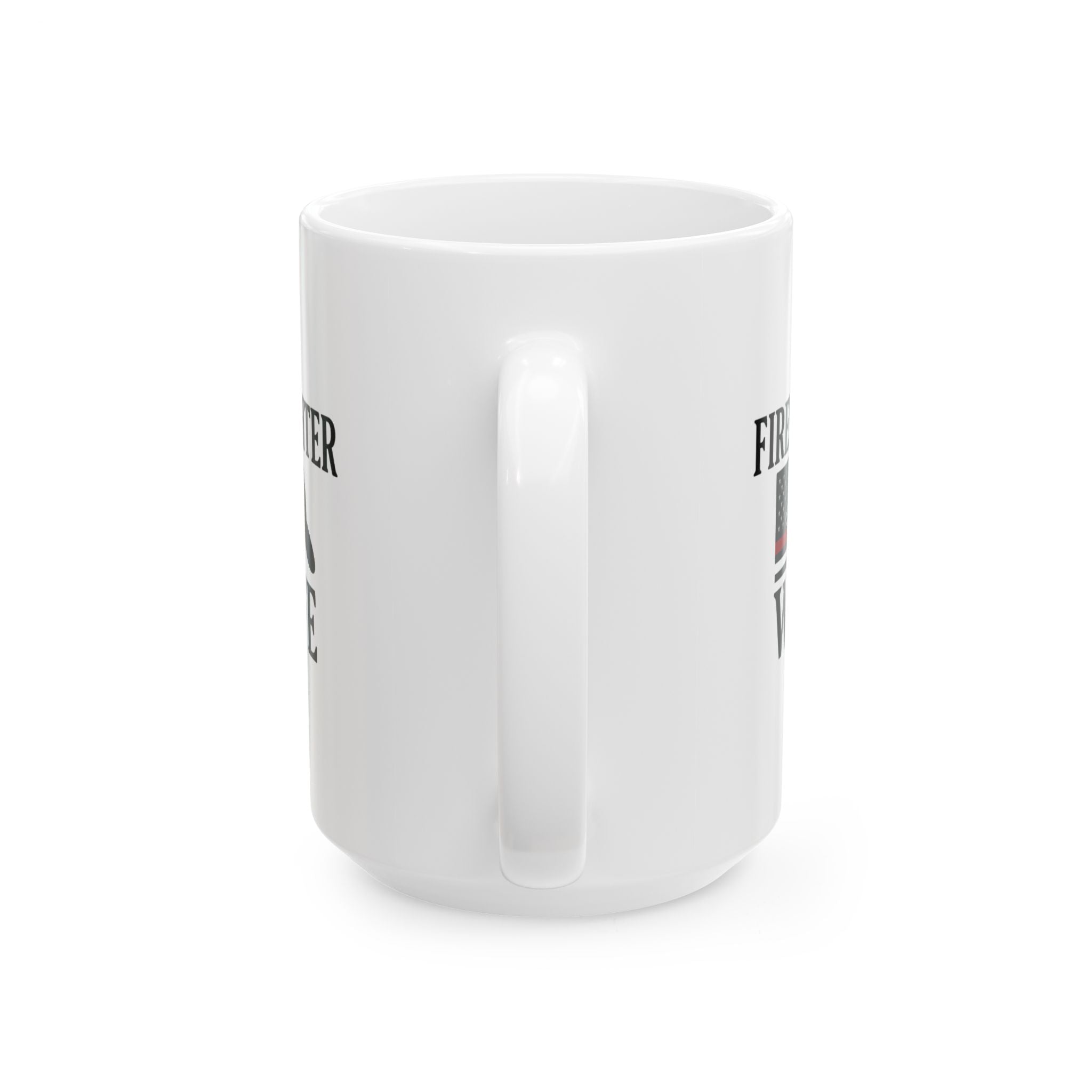 Firefighter Wife Thin Red Line Coffee Mug | Unique Gift | Ceramic Mug