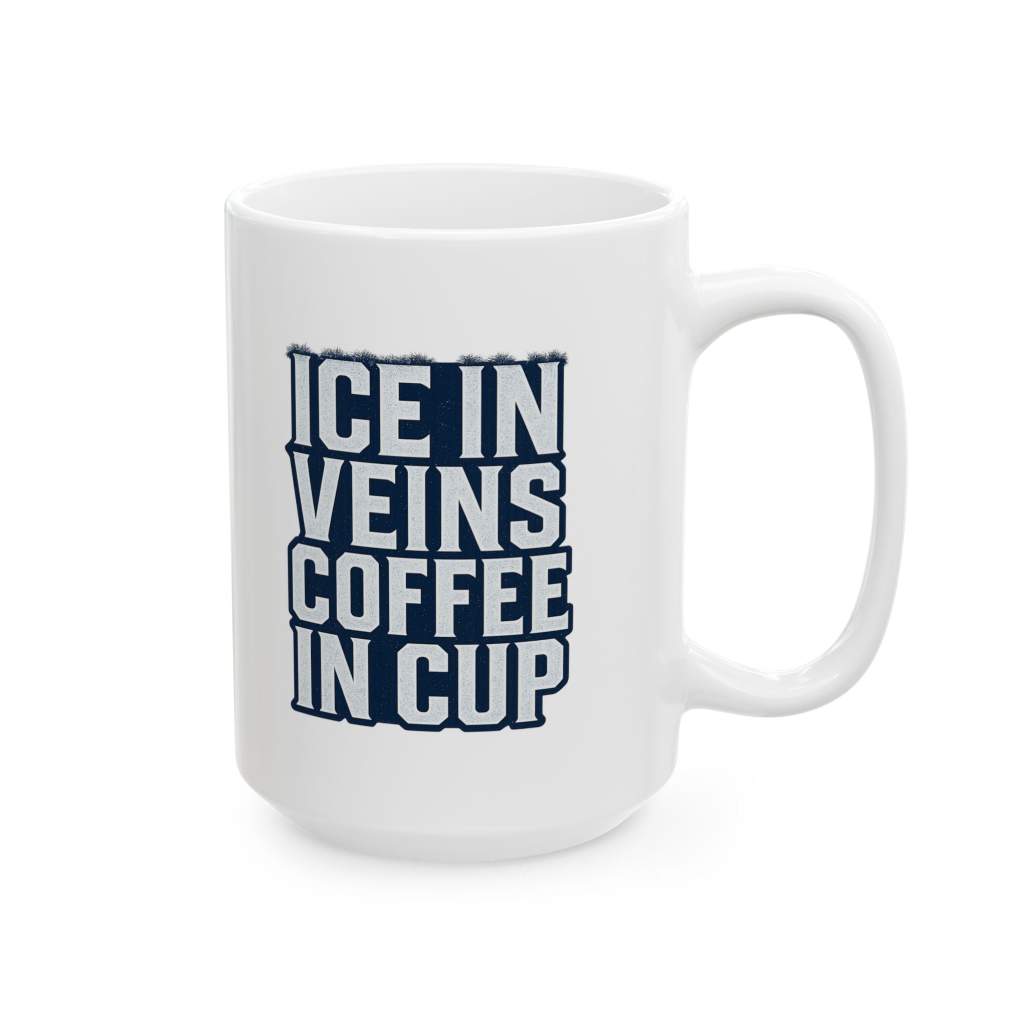 Cold Weather Runner Ice In Veins Coffee In Cup Coffee Mug | Coffee Lover Gift | Ceramic Mug