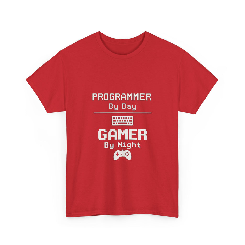 Programmer By Day Gamer By Night T-Shirt | Programmer Gift | Graphic Tee