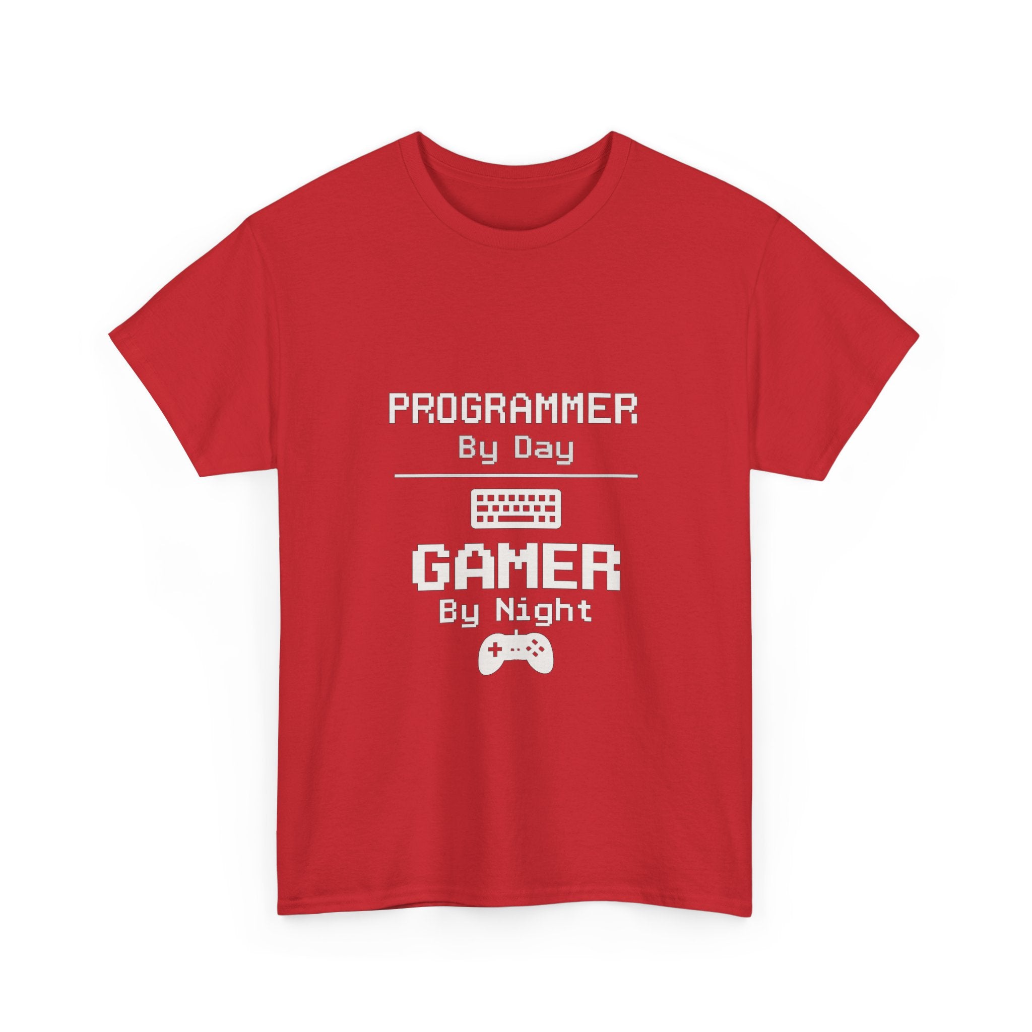 Programmer By Day Gamer By Night T-Shirt | Programmer Gift | Graphic Tee