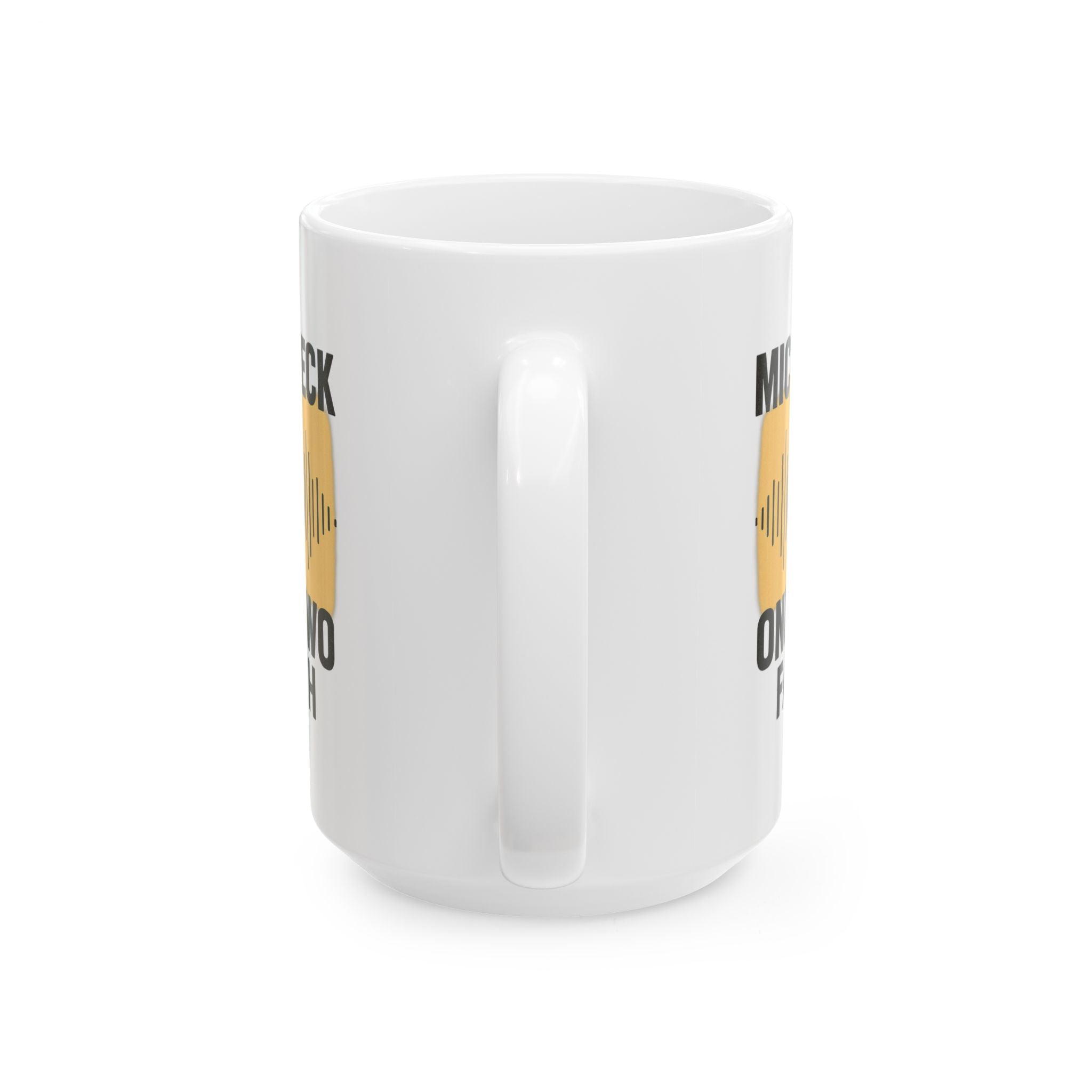 Worship Leader Mic Check One Two Faith Coffee Mug | Unique Gift | Ceramic Mug