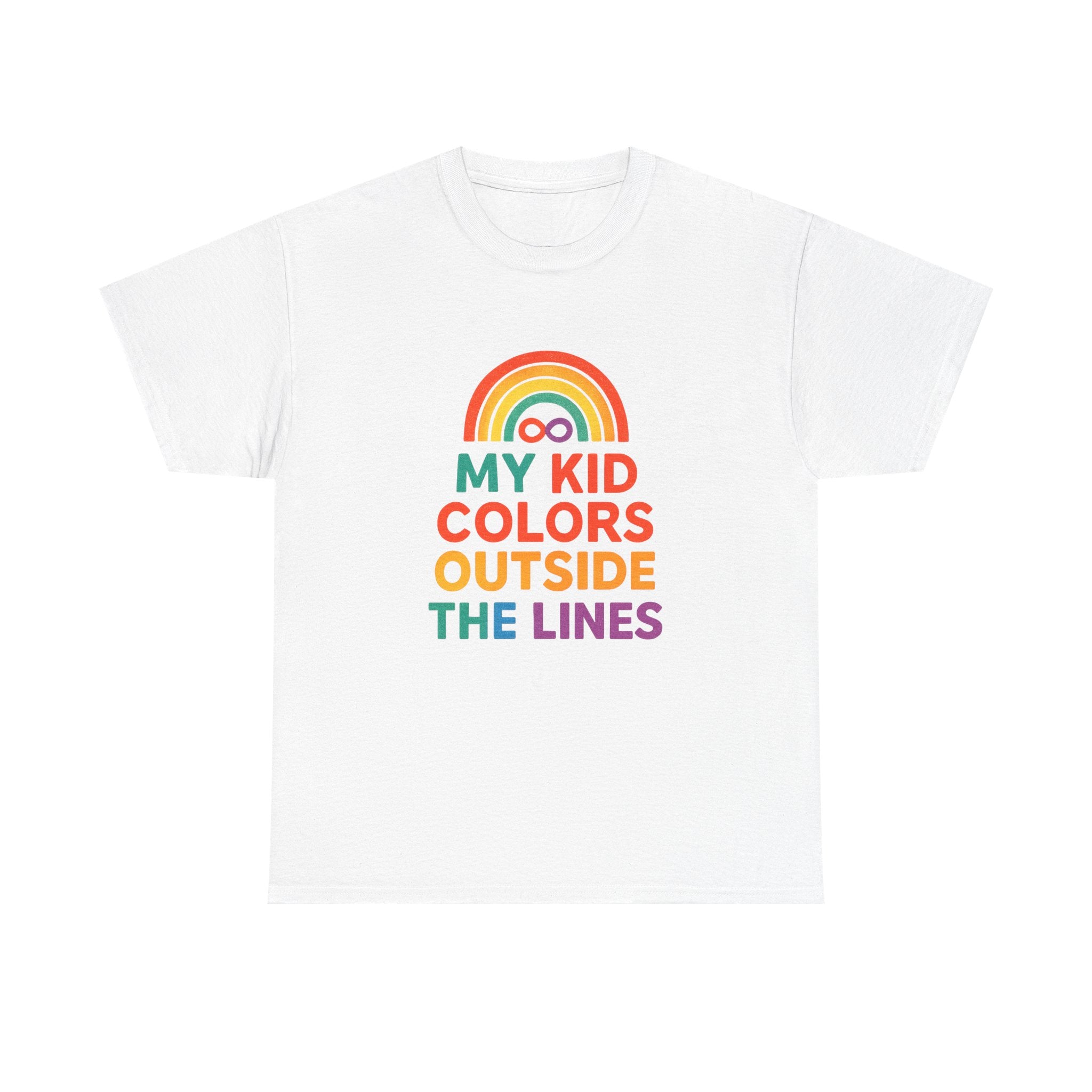 Autism Parent My Kid Colors Outside The Lines T-Shirt