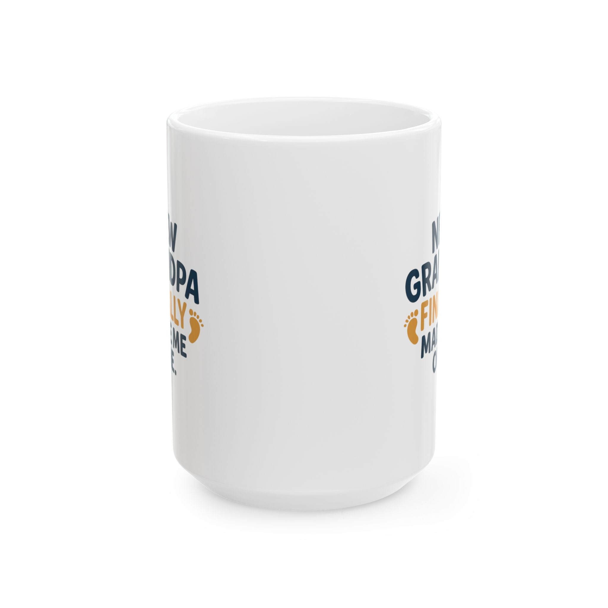 New Grandpa They Finally Made Me One Coffee Mug | Gift for Grandpa | Ceramic Mug