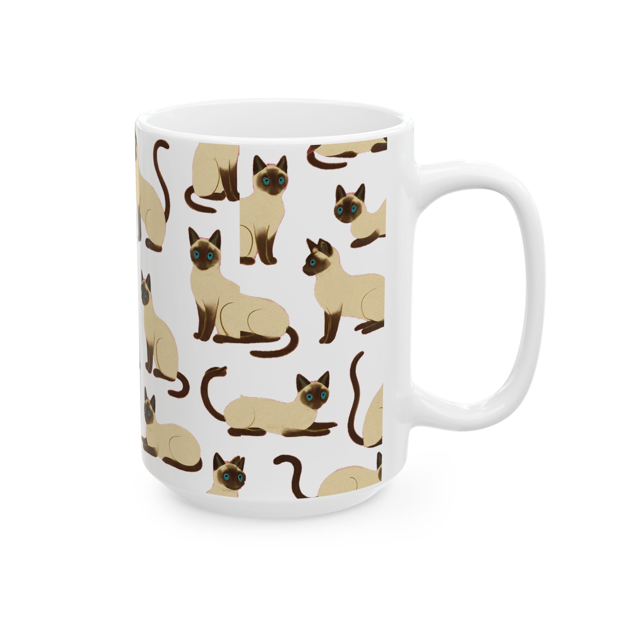 Siamese Cat Coffee Mug | Cat Lover Gift | Ceramic Mug