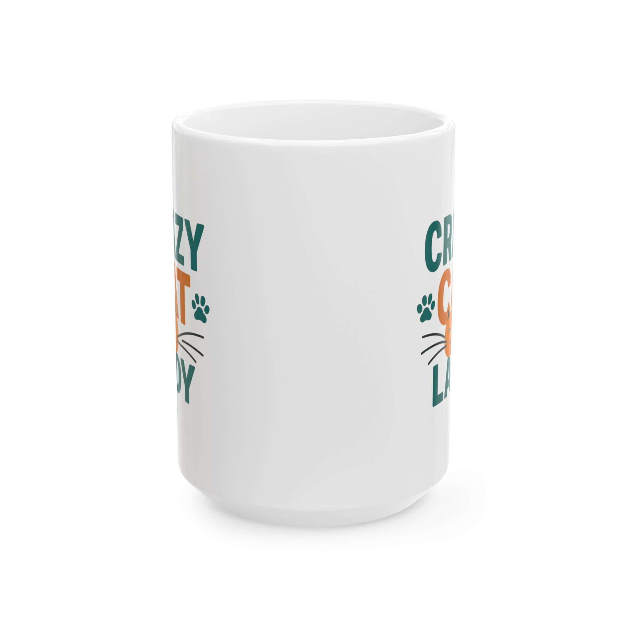 Future Crazy Cat Lady In Training Coffee Mug | Cat Lover Humor | Ceramic Mug