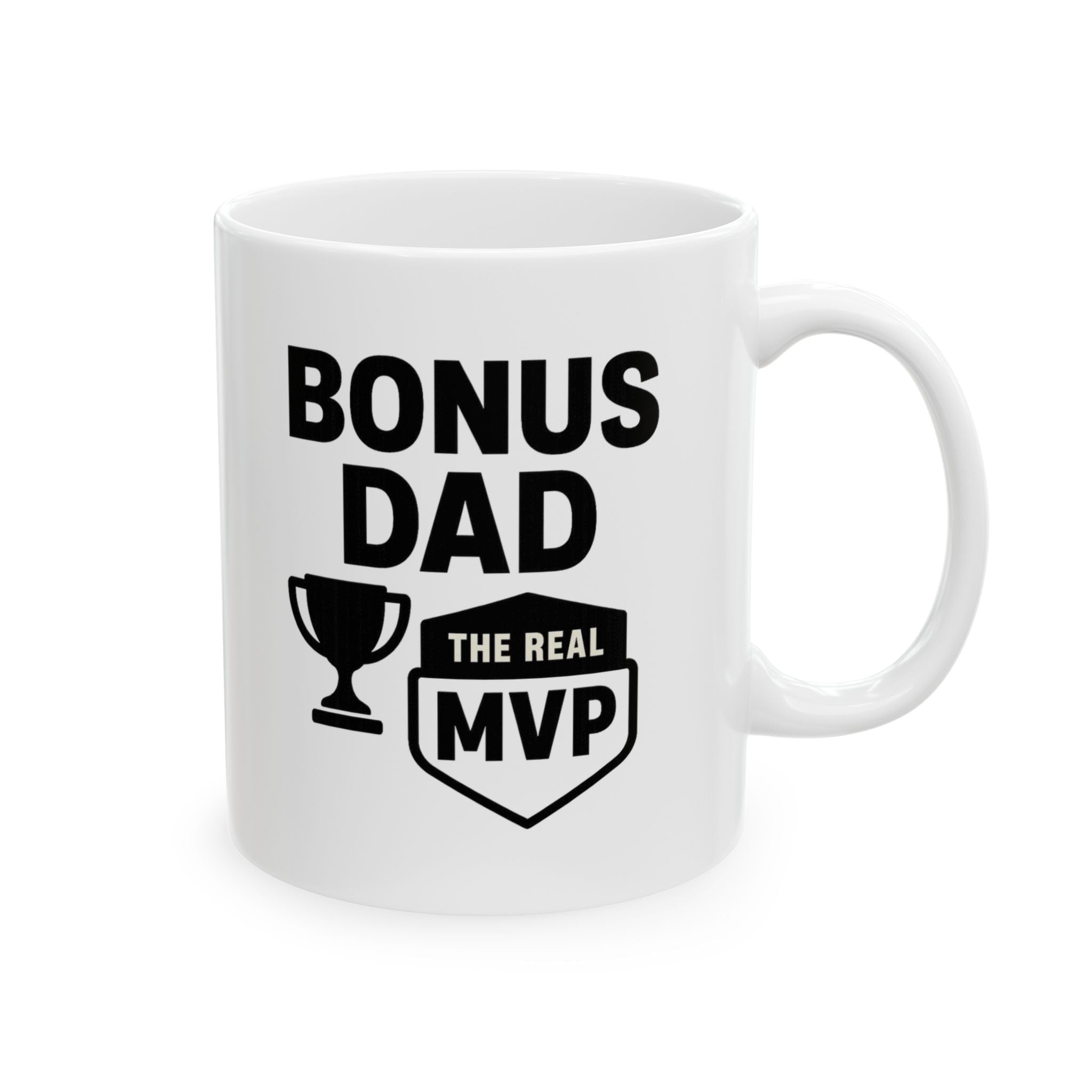 Bonus Dad Stepdad Hero Coffee Mug | Gift for Dad | Ceramic Mug