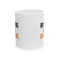 Running On Caffeine Please Do Not Unplug Coffee Mug | Funny Caffeine Humor | Ceramic Mug