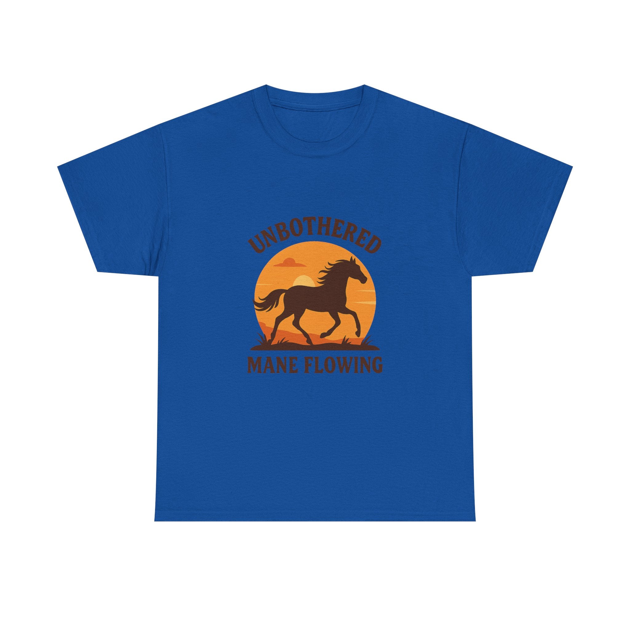 Horse Girl Unbothered Mane Flowing T-Shirt