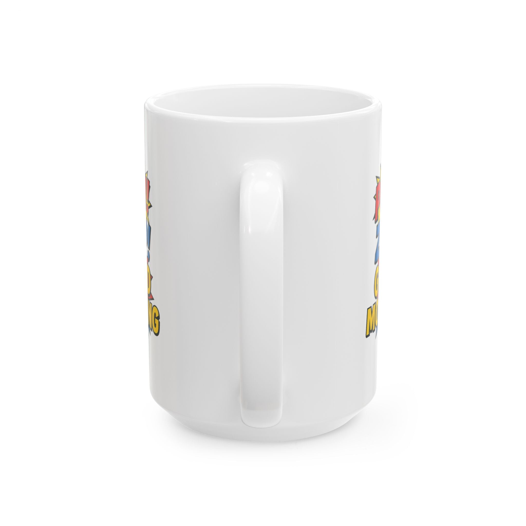 Comic Book Collector Pow Zap Good Morning Coffee Mug | Unique Gift | Ceramic Mug