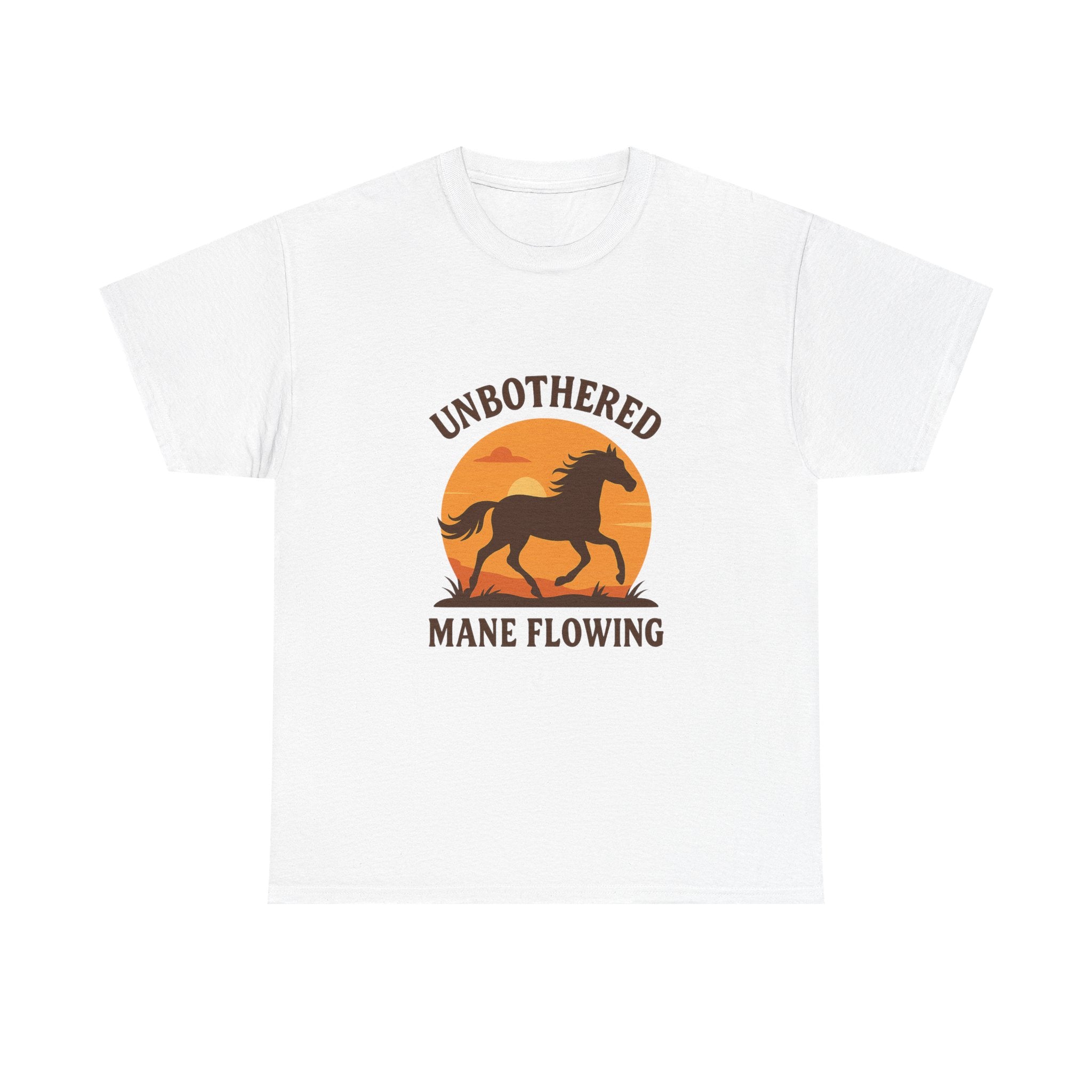 Horse Girl Unbothered Mane Flowing T-Shirt