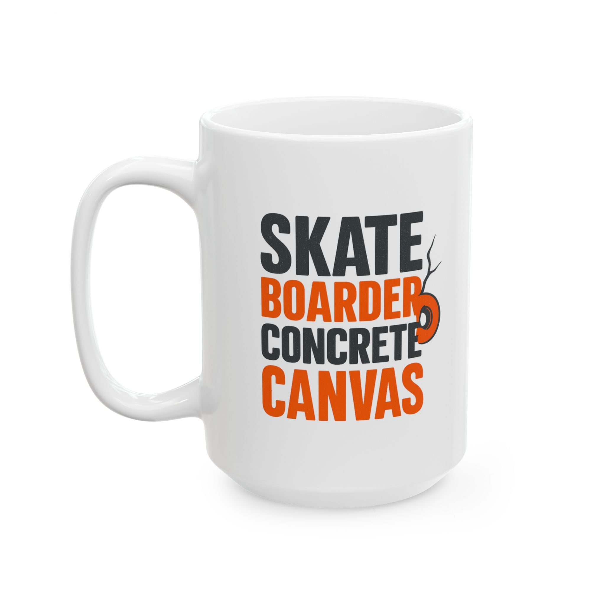Skateboarder Concrete Is My Canvas Coffee Mug | Unique Gift | Ceramic Mug