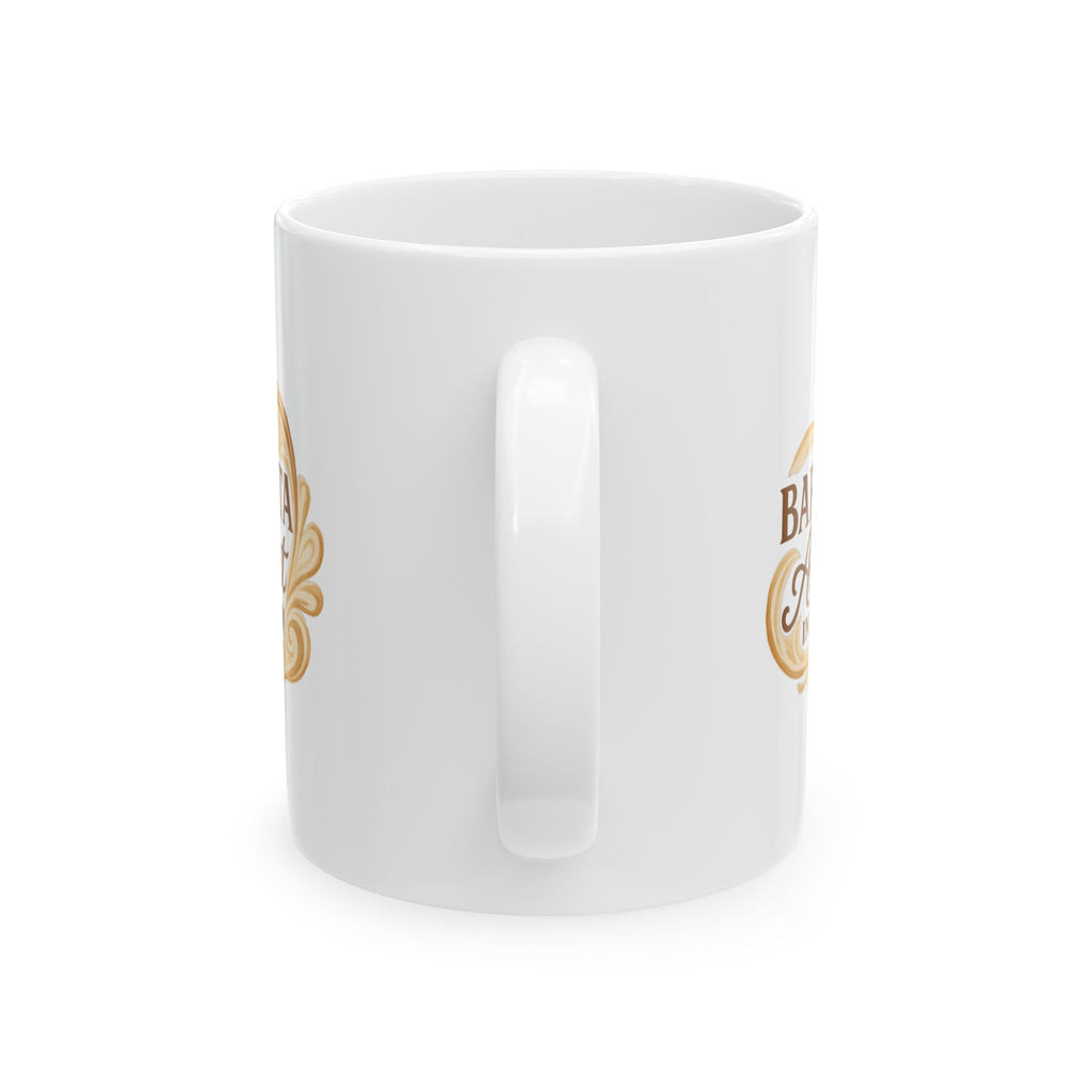 Barista Artist In Foam Ceramic Mug