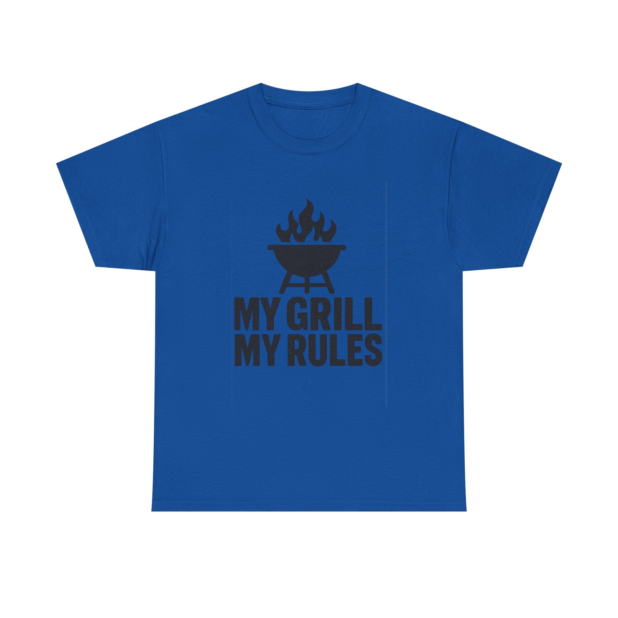 BBQ Rules My Grill My Rules Dad T-Shirt | Gift for Dad | Graphic Tee