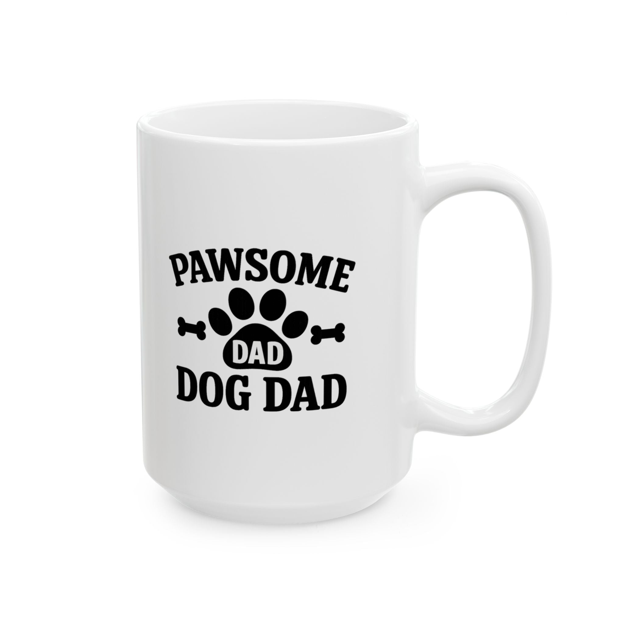 Dog Dad Pawsome Morning Coffee Mug | Dog Lover Gift | Ceramic Mug