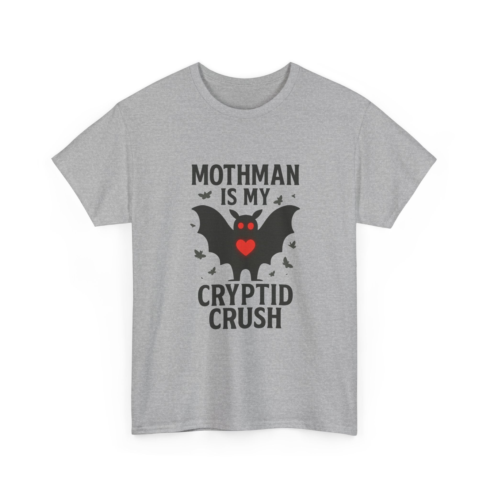 Mothman Is My Cryptid Crush T-Shirt | Unique Gift | Graphic Tee
