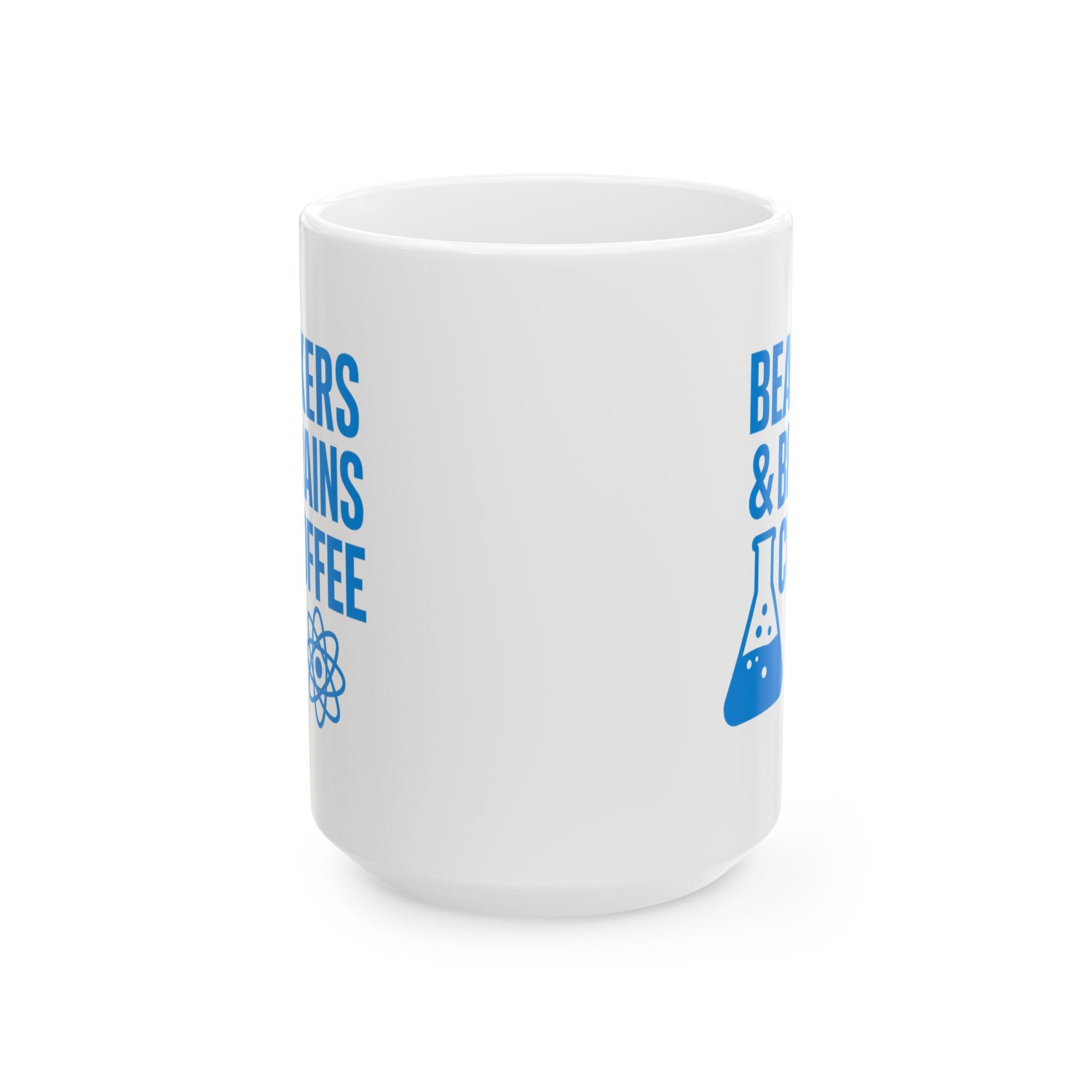 Science Teacher Beakers And Brains Coffee Coffee Mug | Teacher Gift | Ceramic Mug
