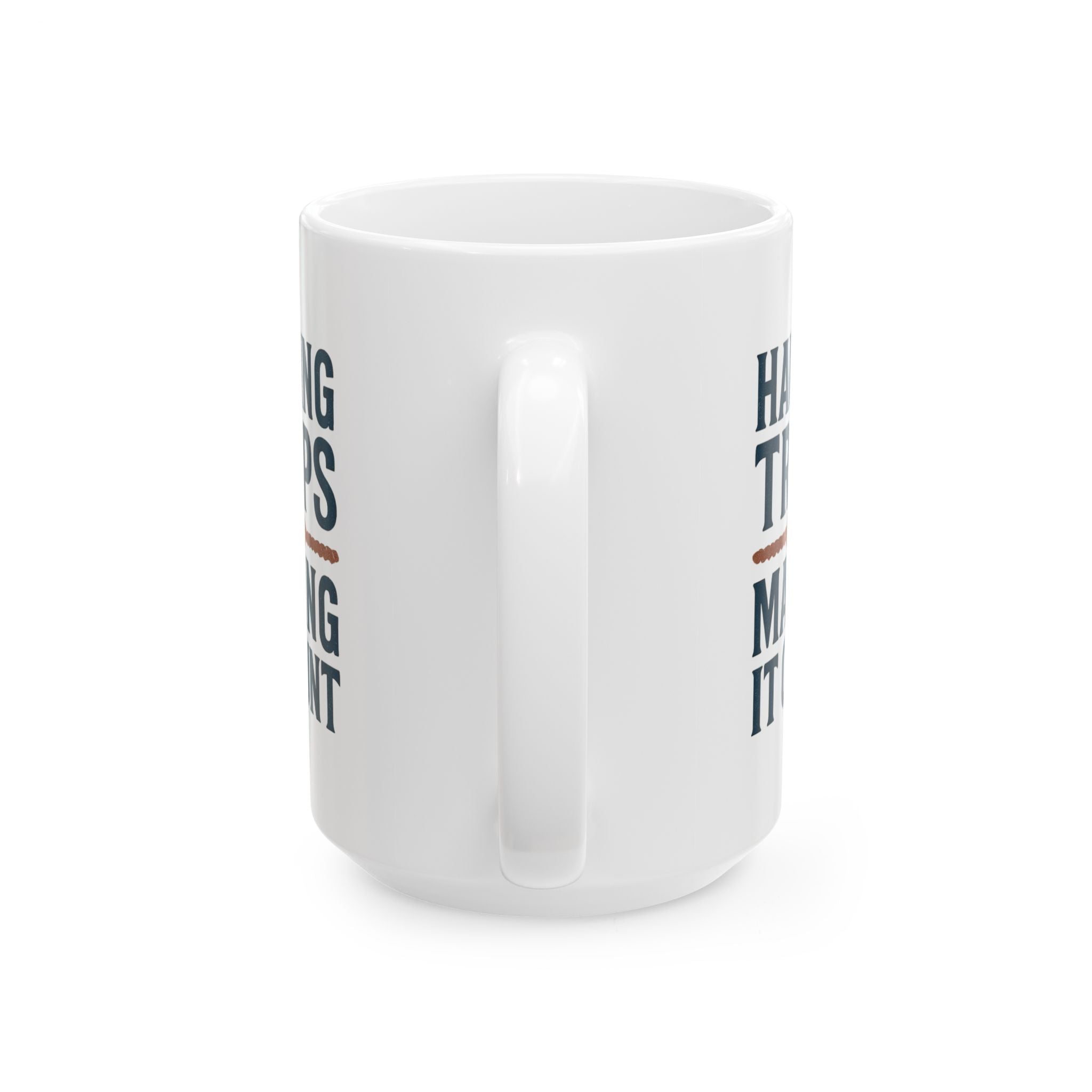 Lobsterman Hauling Traps And Making Coffee Count Coffee Mug | Coffee Lover Gift | Ceramic Mug