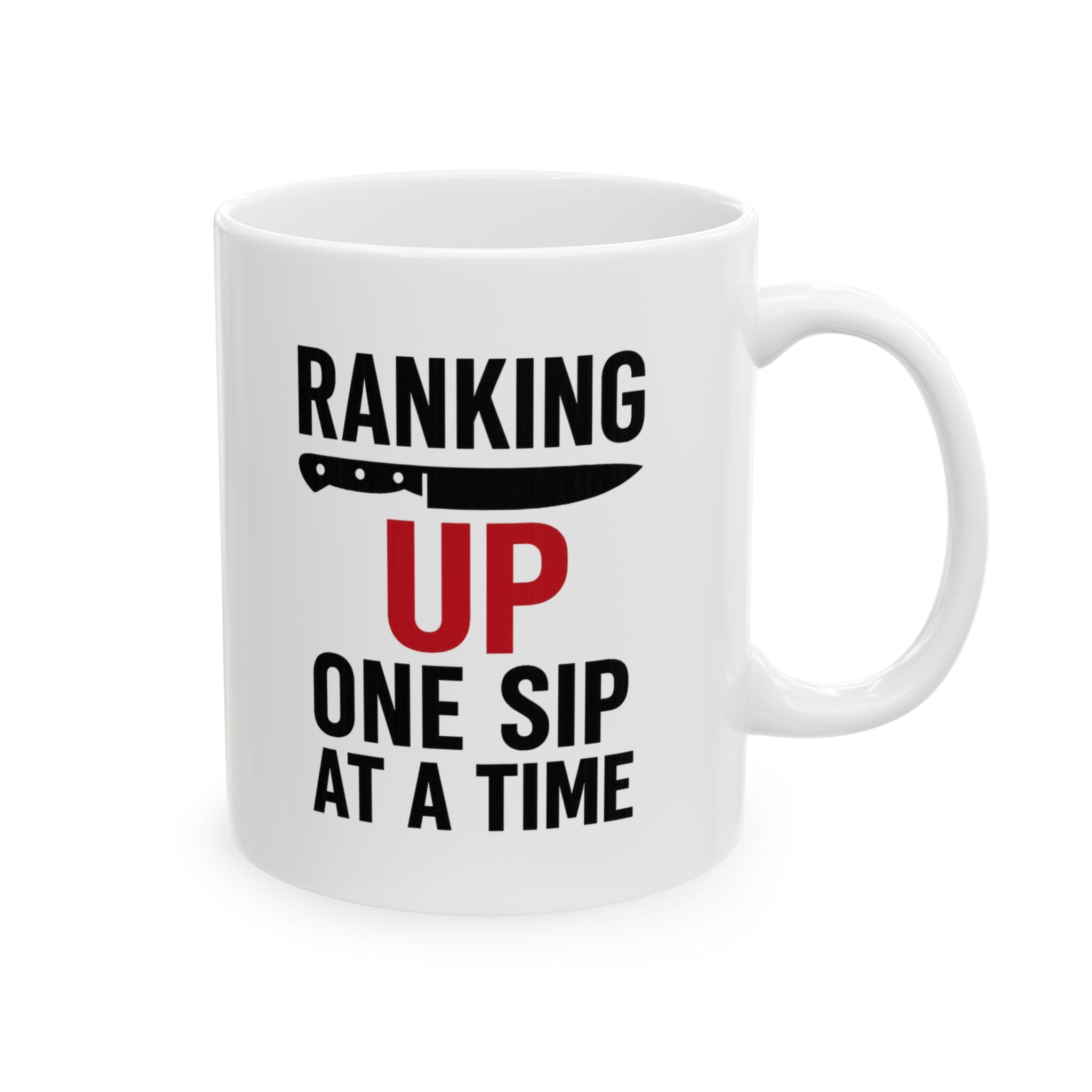 Sous Chef Ranking Up One Sip At A Time Coffee Mug | Chef Gift | Ceramic Mug
