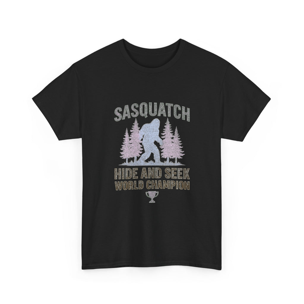 Sasquatch Hide And Seek World Champion T-Shirt | Unique Gift | Graphic Tee