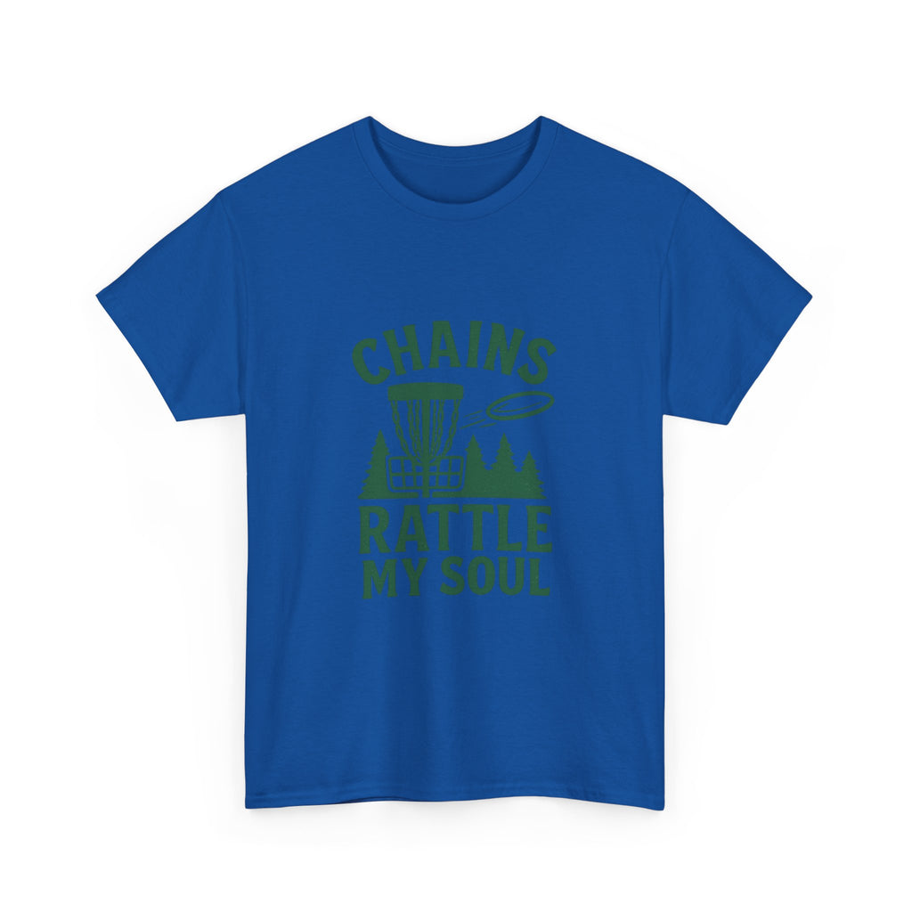Disc Golfer Chains Rattle My Soul T-Shirt | Unique Gift | Graphic Tee