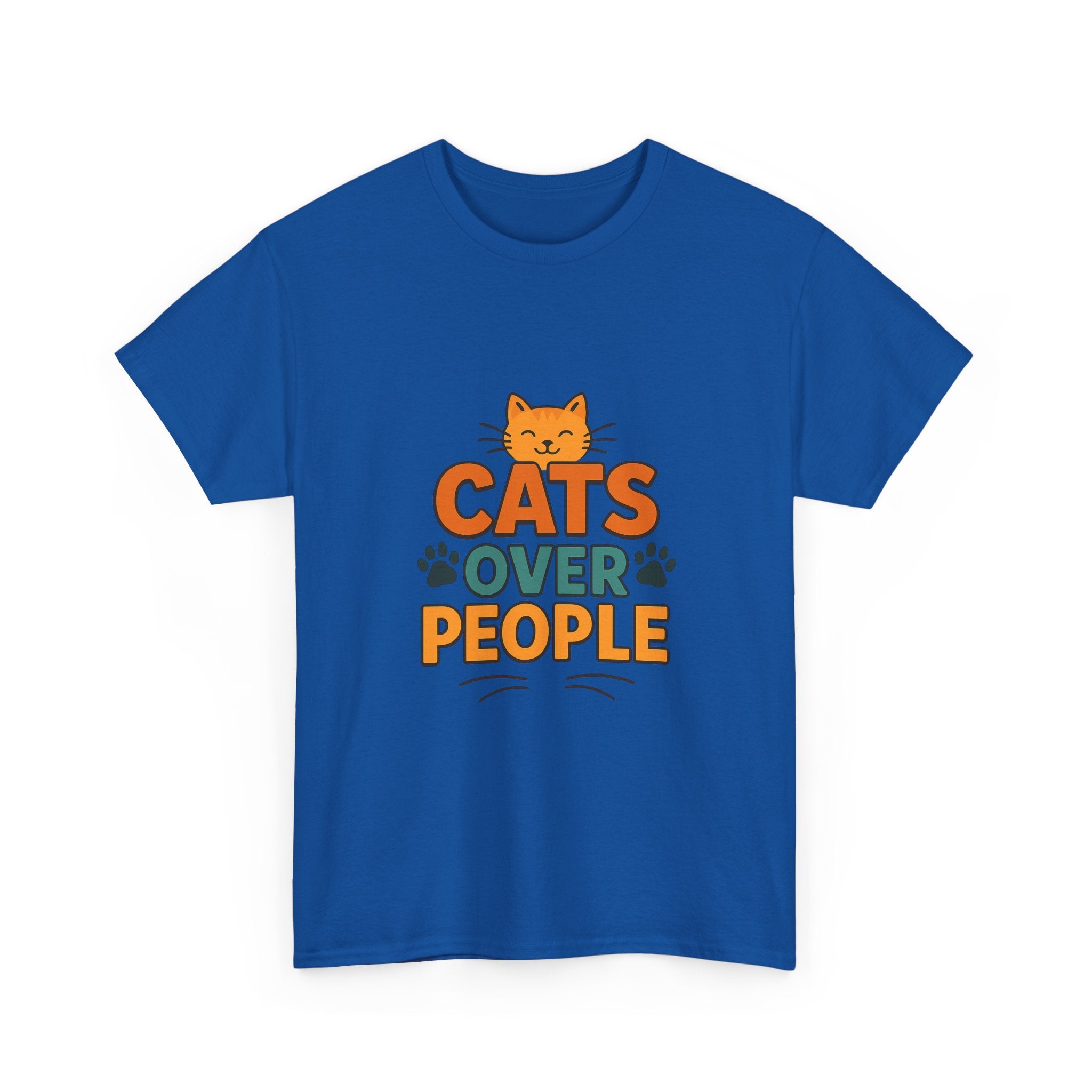 I Like Cats More Than People T-Shirt | Funny Cat Lover Gift | Graphic Tee